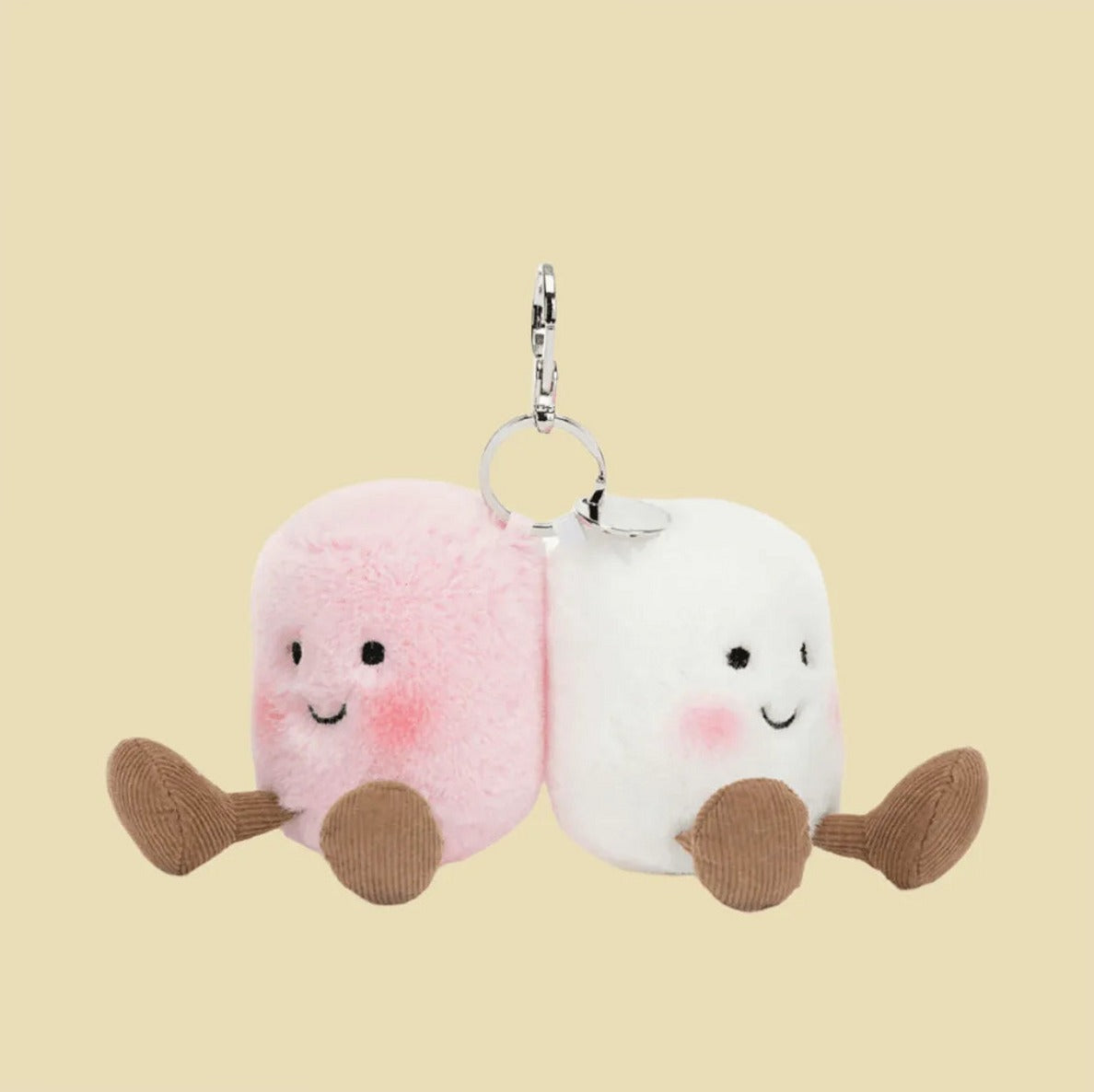 Amuseables Pair of Marshmallows Bag Charm