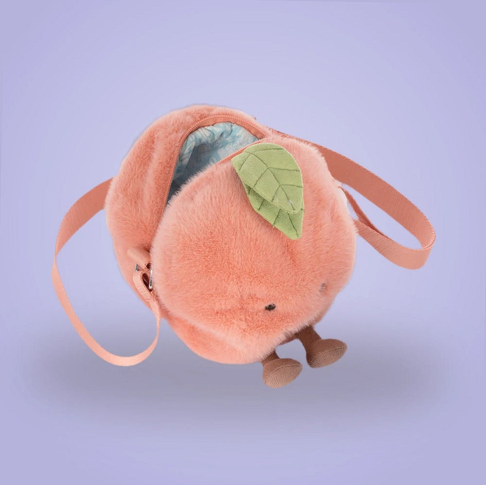 Amuseables Peach Shoulder Bag – soft plush toy, view 3