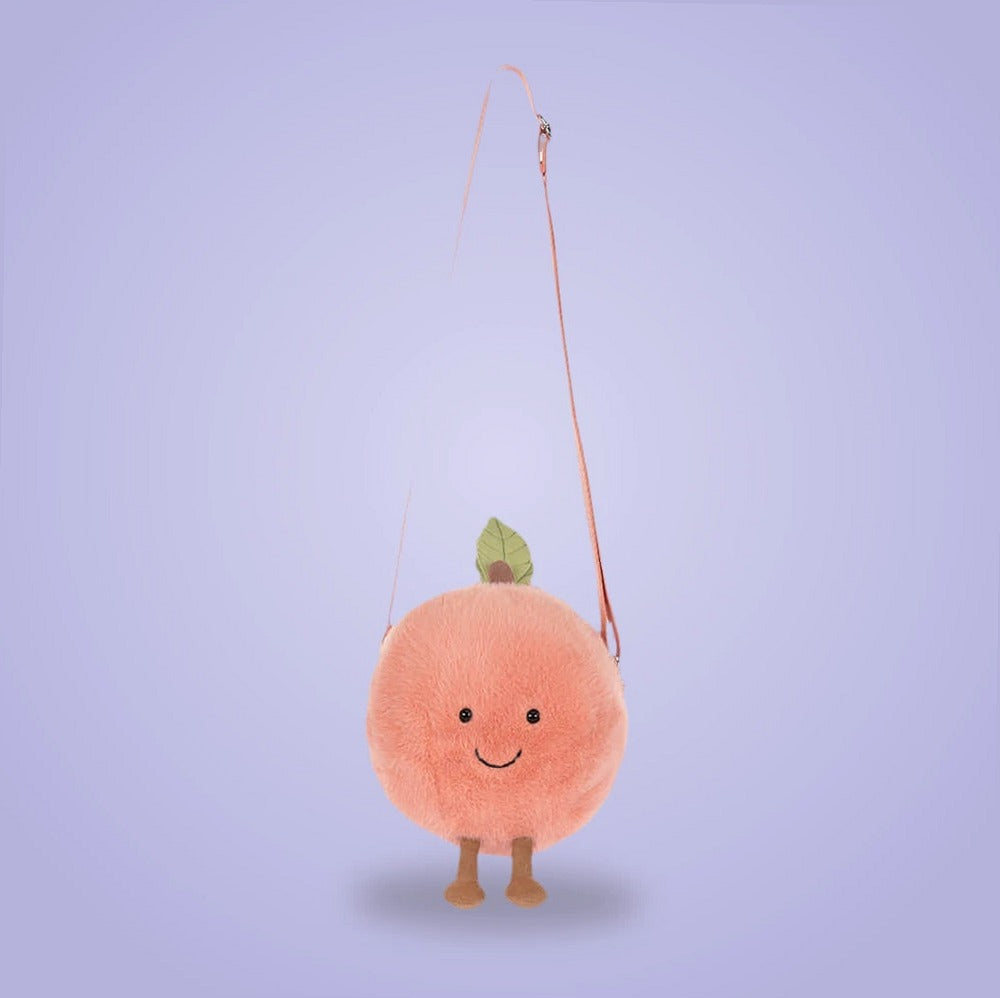 Amuseables Peach Shoulder Bag – soft plush toy, view 6