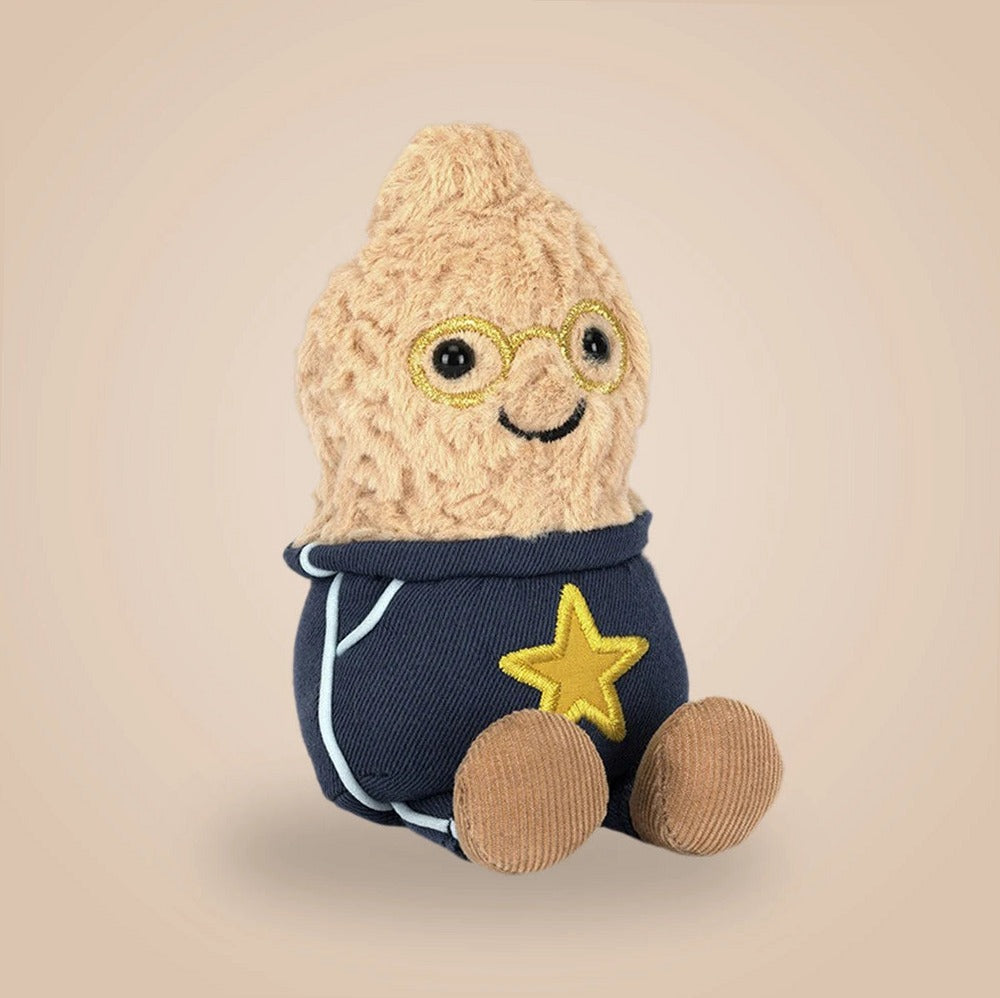 Amuseables Peanut Star Student Outfit – soft plush toy