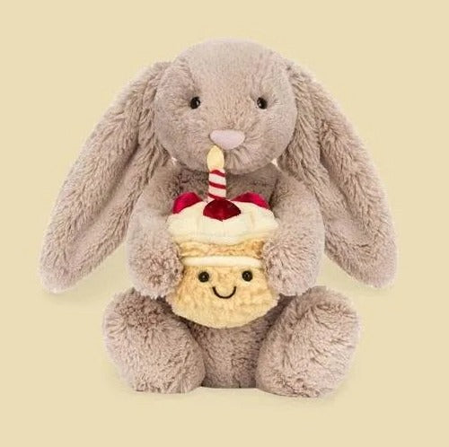 Bashful Beige Bunny 'Birthday'