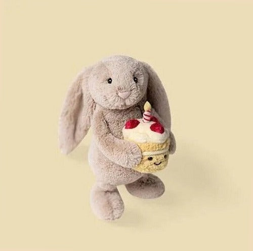 Bashful Beige Bunny 'Birthday'