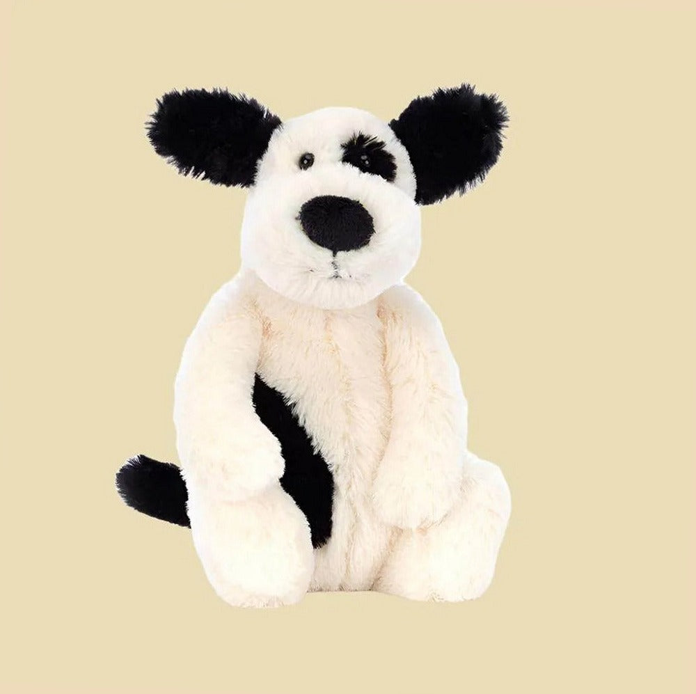 Bashful Black & Cream Puppy