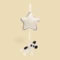 Bashful Black & Cream Puppy Musical Pull