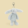 Bashful Silver Bunny Bag Charm