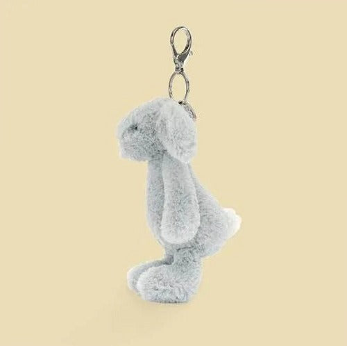 Bashful Silver Bunny Bag Charm