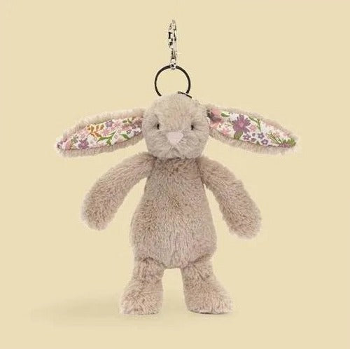 Blossom Beige Bunny 'Petal' Bag Charm