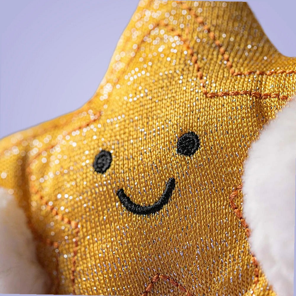 Cream Bunny with Star – soft plush toy, view 2
