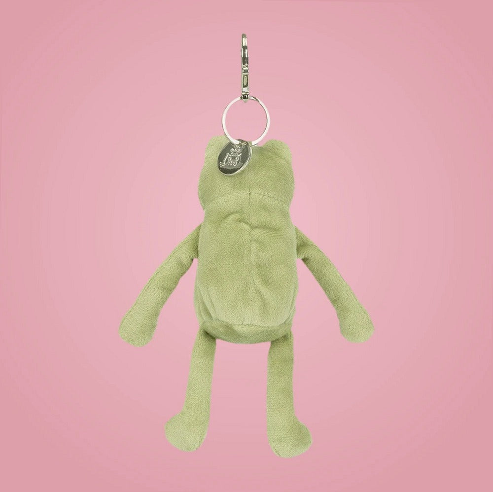 Fergus Frog Bag Charm – soft plush toy, view 4