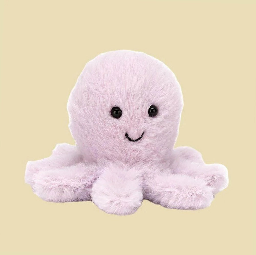Fluffy Octopus Bag Charm