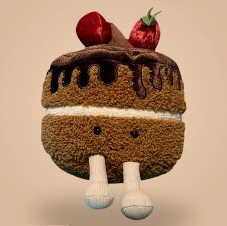 Glacy Chocolate Cake – soft plush toy