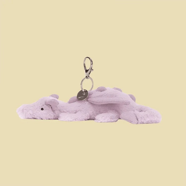 Lavender Dragon Bag Charm