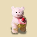 Leola Bear with Strawberry Cake