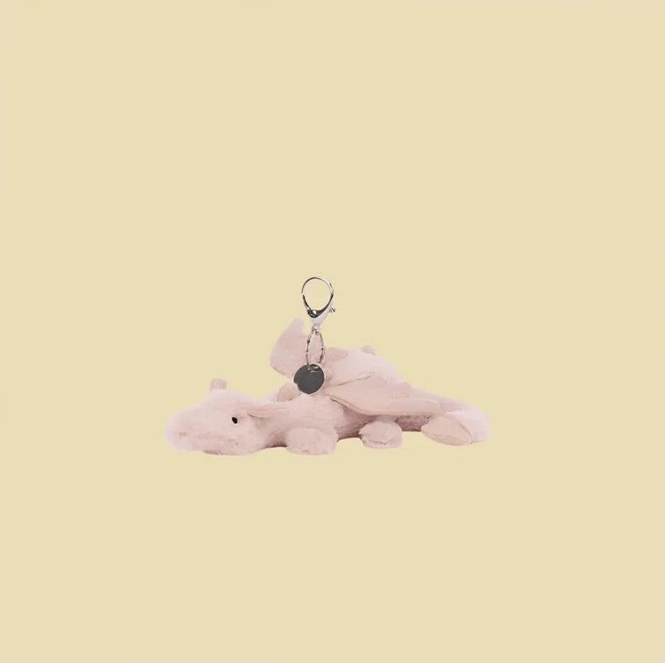 Rose Dragon Bag Charm