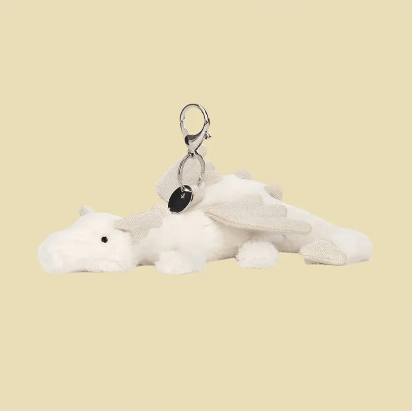 Snow Dragon Bag Charm