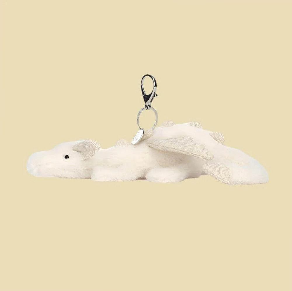 Snow Dragon Bag Charm