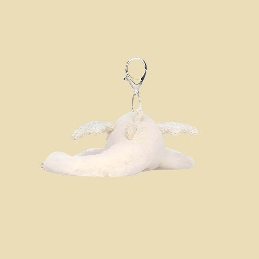 Snow Dragon Bag Charm