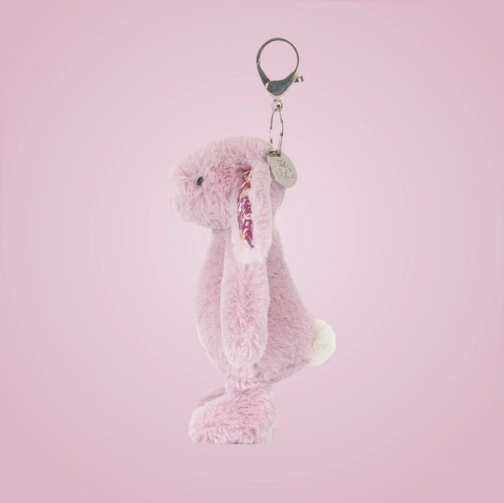 Thistlepop Blossom Bunny Bag Charm – soft plush toy, view 2